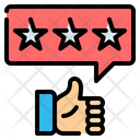 Rating Like Review Icon