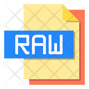 Raw File File Type Icon