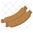Raw Sausages Wurst Banger Icon