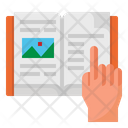 Read Book Hand Icon