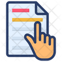 Reading Paper Reading File Study Paper Icon