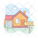 Real Estate Auction House Auction Property Seller Icon