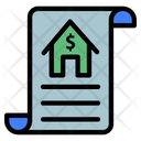 Real Estate Contract Home Icon