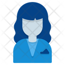 Receptionist Avatar Woman Icon