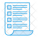 List Document Page Icon