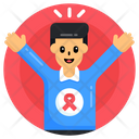 Recovered Patient Healthy Patient Cancer Recovery Icon