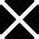 Rectangle Quarter Pattern Icon