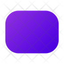 Rectangle Shape Rounded Icon