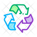 Environmental Industry Recycle Icon