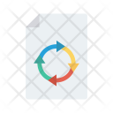 Recycle File Document Icon