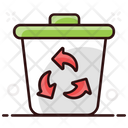 Recycle Bin Trash Bucket Garbage Container Icon