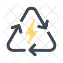 Recycle Electricity Sign Icon