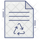 Recycle Paper Recycle File Recycle Icon