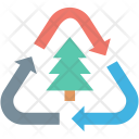 Recycling Recycle Tree Icon