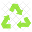 Recycling Arrows Reuse Arrows Reprocess Arrows Icon