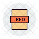 File Type Red File Format Icon