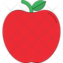 Preserved Red Apple Apple Vector Icon