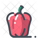 Red Capsicum Vegetable Organic Icon