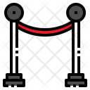 Barrier Rope Red Icon