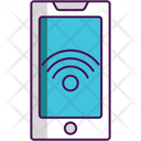 Red Movil Movil Red Icono