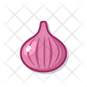 Red Onion Green Food Icon