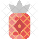 Red Pineapple Lantern Icon