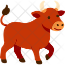 Reddish Bull Icon