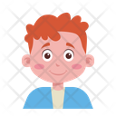 Redhead Boy Icon
