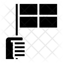 Referee Line Man Flag Referee Flag Referee Icon