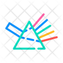 Refraction Light Rays Icon