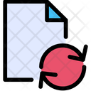 Document Refresh Document File Icon