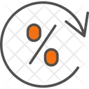 Refresh Rate Icon - Download in Colored Outline Style