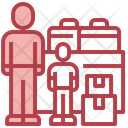 Refugee Adult Migrate Icon