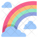 Regenbogen Hell Himmel Symbol