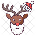 Rudolph Christmas Reindeer Icon