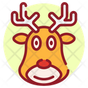 Reindeer Wild Animal Stag Drawing Icon