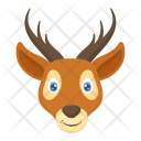 Reindeer Wildlife Christmas Icon