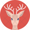 Reindeer Wildlife Christmas Icon