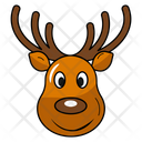 Reindeer Head Icon