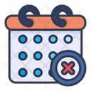 Reject Schedule Icon