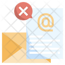 Rejected Email Icon