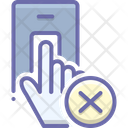 Rejected Fingerprint  Icon