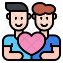Relationship Male Together Icon