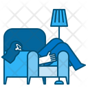 Relax On Sofa Relax Nap Icon
