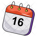 Date Event Reminder Icon