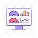 Remote Monitoring Software Icon - Download in Colored Outline Style