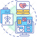 Remote patient monitoring  Icon