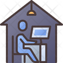 Remote Working Icon