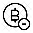 Bitcoin Minus Crypto Icon