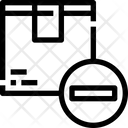 Delete Remove Box Remove Parcel Icon